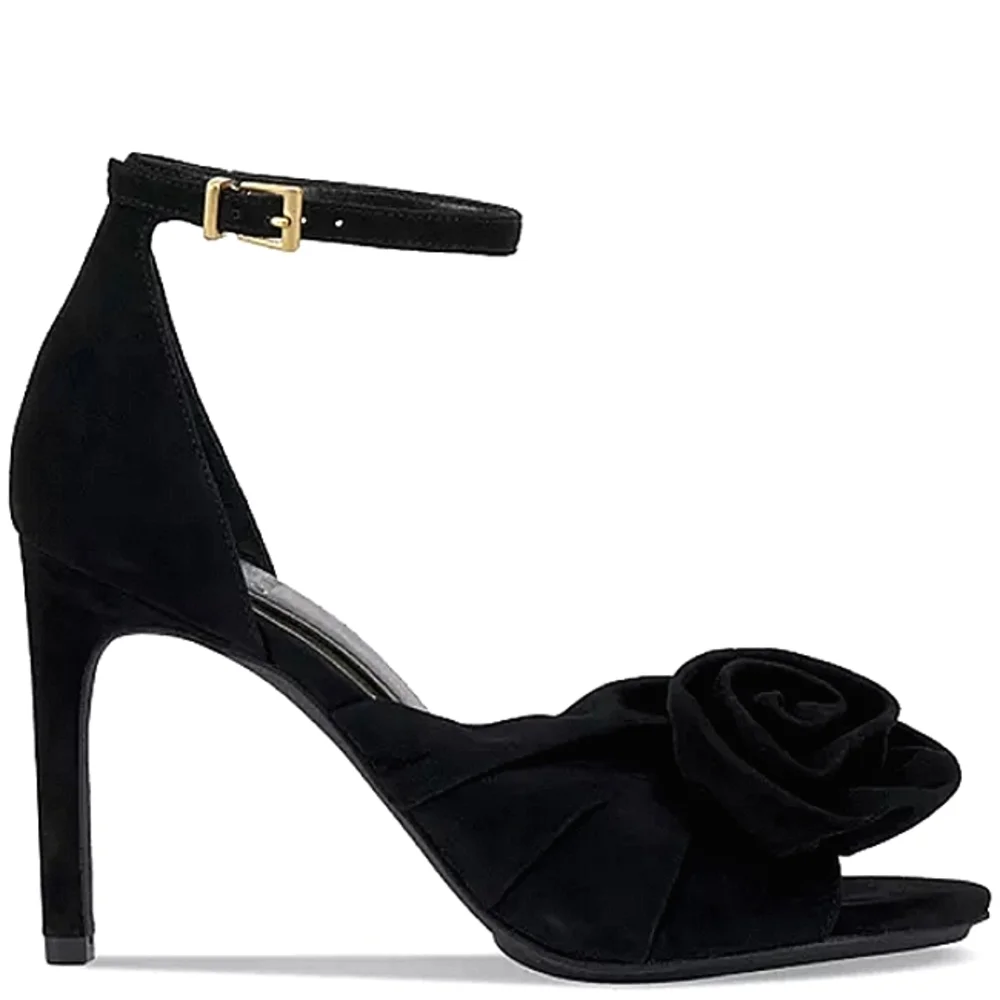 New w/Box Vince Camuto Adaline Genuine Suede Ankle Strap Stiletto Dress Sandals - Picture 4 of 9